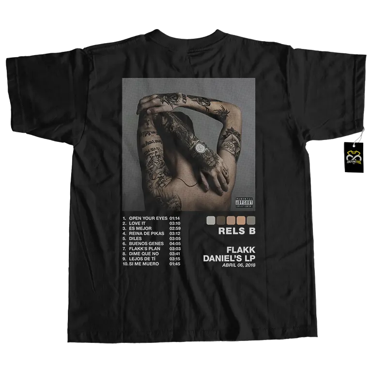 Playera RELS B | Albúm Flakk Daniel's LP 1 playera-rels-b-flakk-daniels-lp
