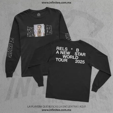 playera-rels-b-manga-larga-merch-relsb-a-new-star-tour-méxico-2025-negra