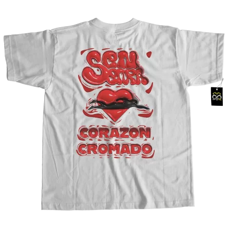 playera sen senra corazon cromad blanca