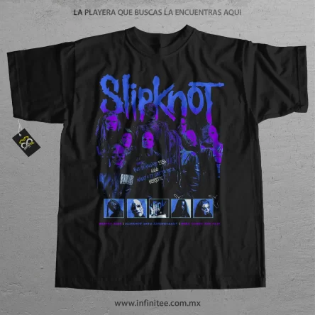 playera slipknot merch MEXICO 2024 TOUR 25TH ANNIVERSARY