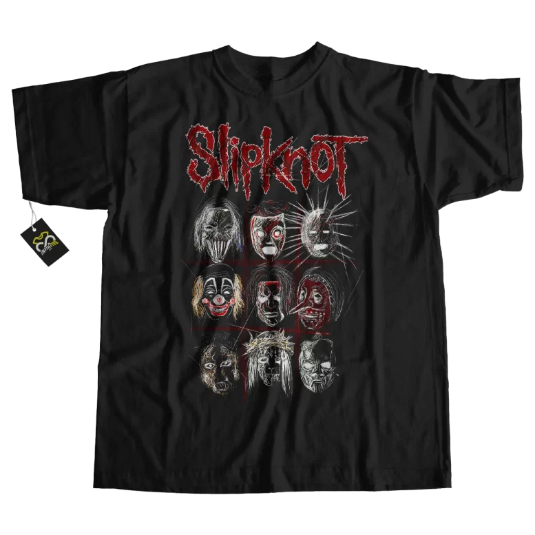 Playera SLIPKNOT | Faces 1 playera slipknot merch MEXICO faces