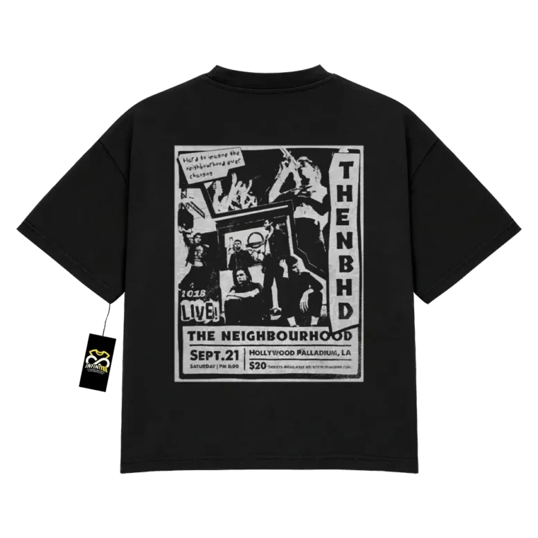 playera the neighbourhood merch mexico 2018 negra