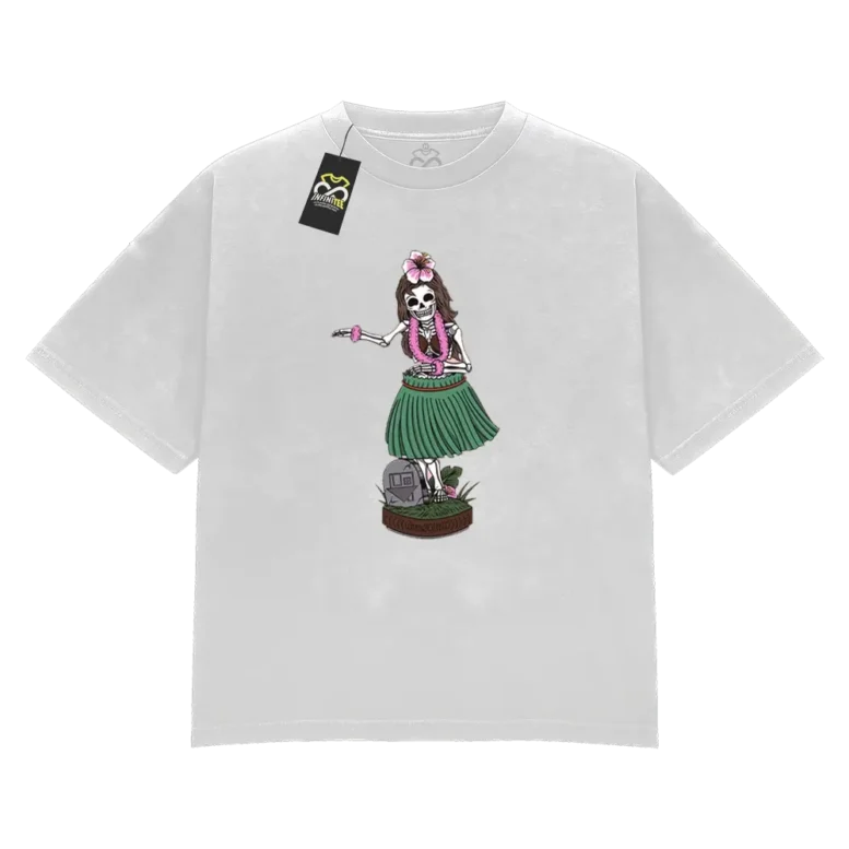playera the neighbourhood merch mexico hula.girl wiped out