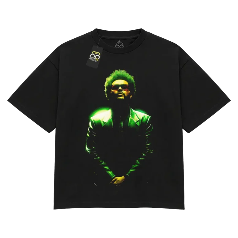 playera-the-weeknd-GLOW-verde