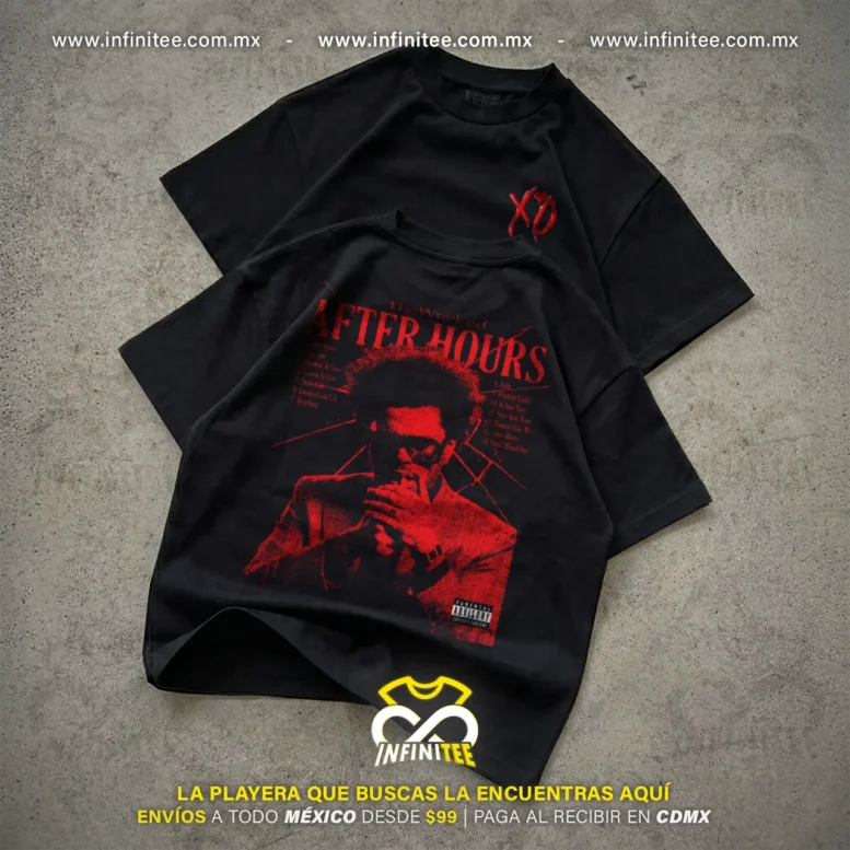 playera-the-weeknd-after-hours-tracklist-mexico