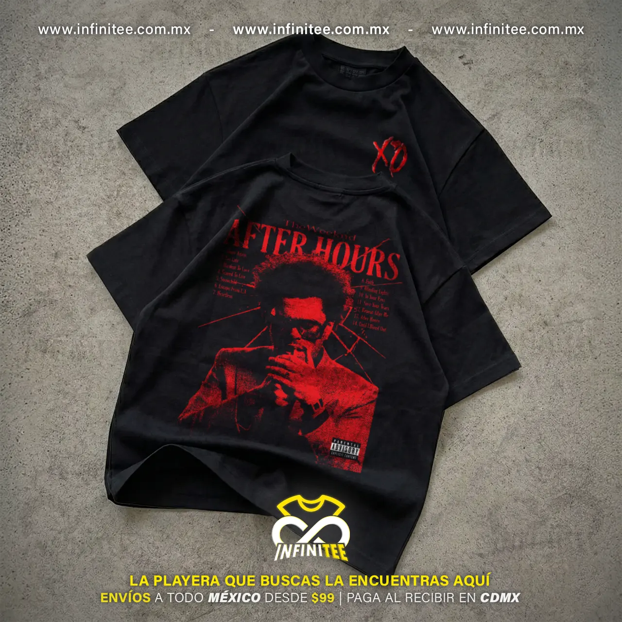 playera-the-weeknd-after-hours-tracklist-mexico