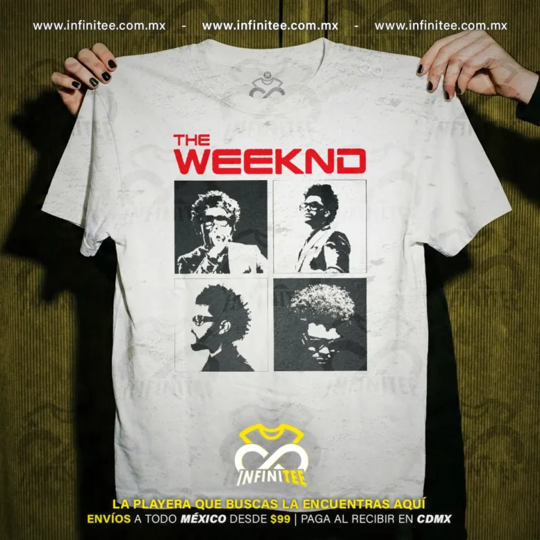 playera-the-weeknd-blanco-mexico