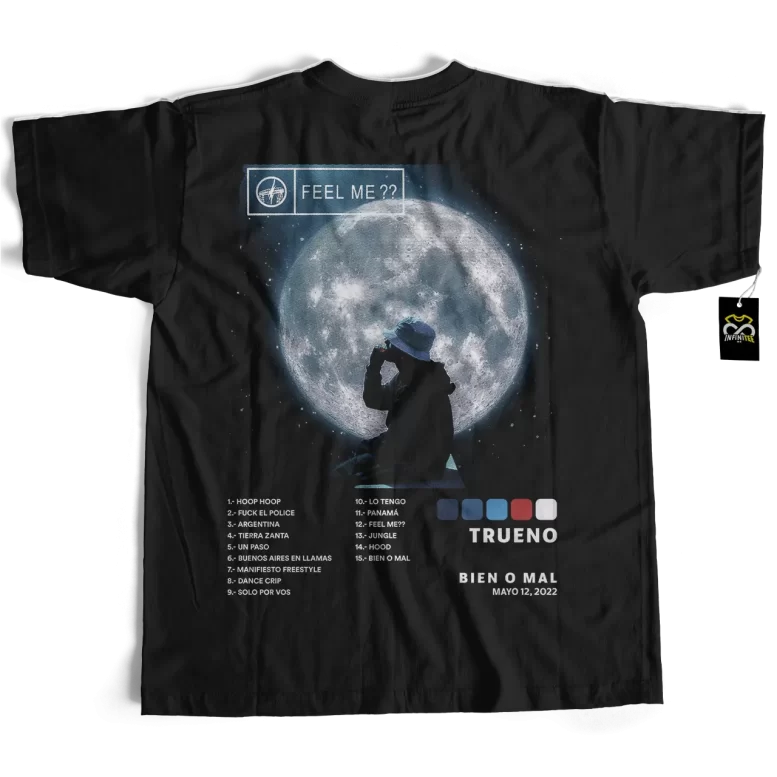 Camiseta TRUENO | Album Feel Me?? 1 playera trueno album feel me