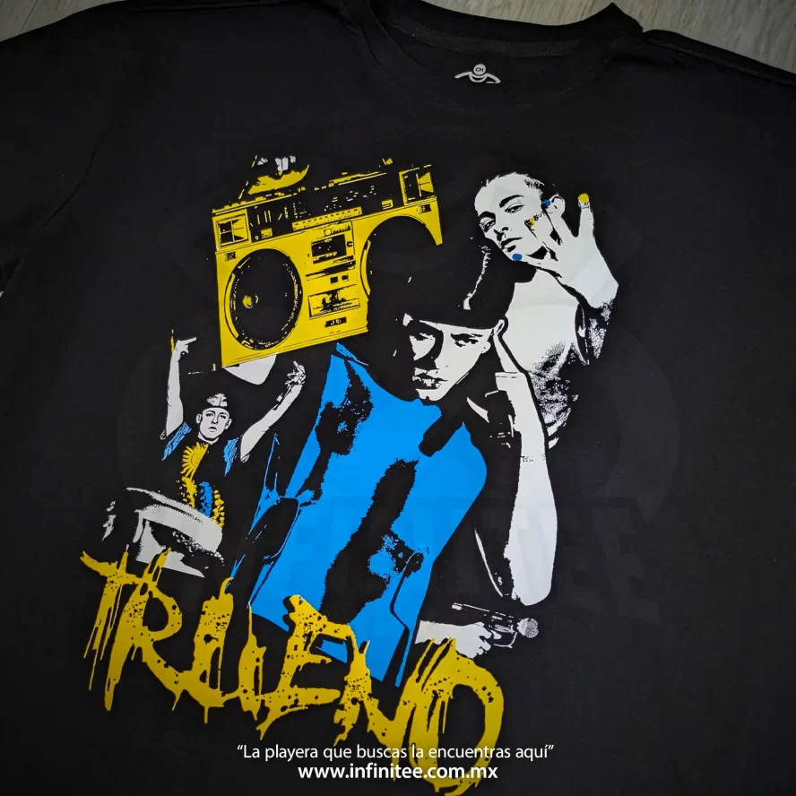 playera trueno azul y oro