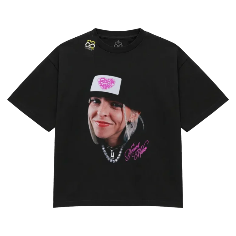 playera young miko merch mexico big face
