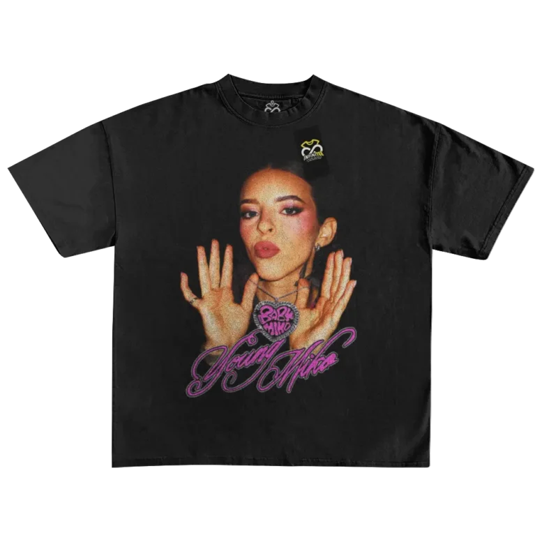 Playera YOUNG MIKO | Baby Miko Chain 1 playera young miko merch mexico big head