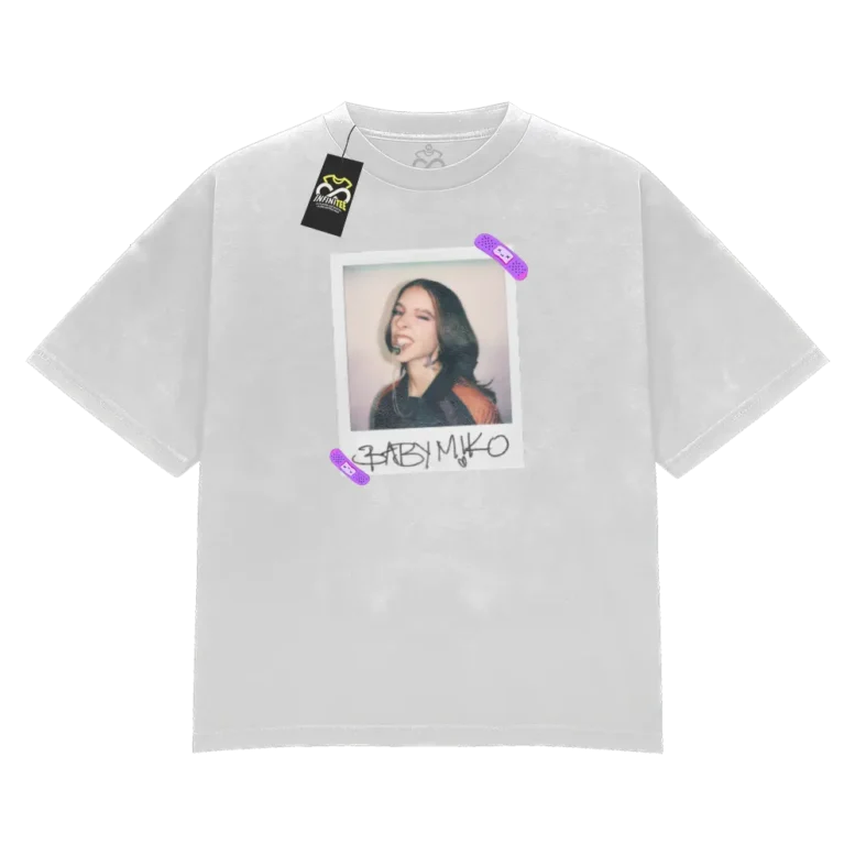 playera young miko merch mexico photo polaroid