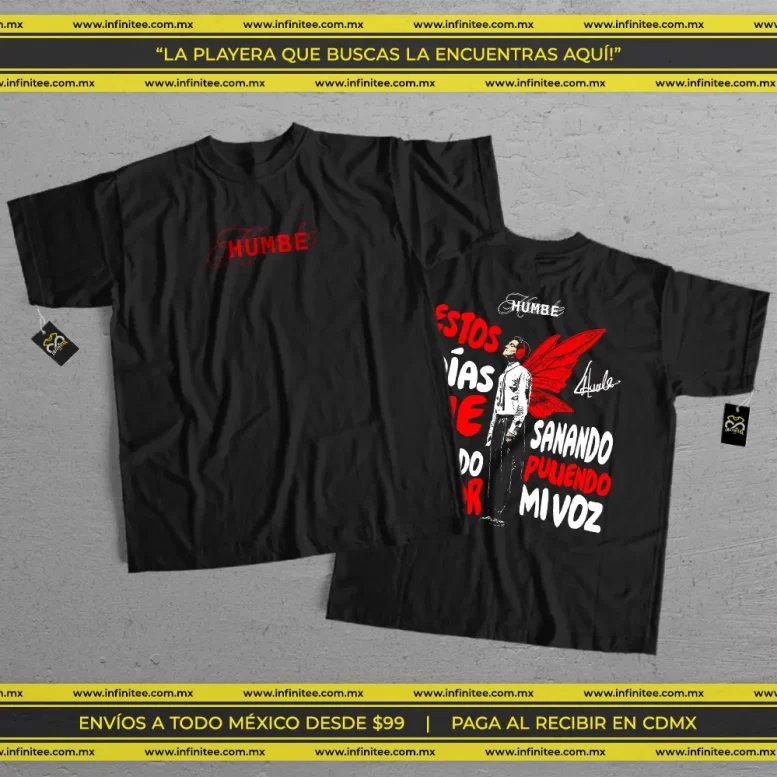 playera_HUMBE_estos_dias_he_estado_mejor rojo