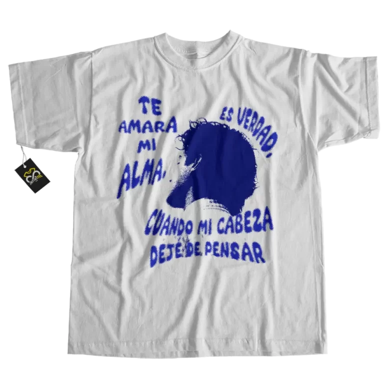 playera_HUMBE_morfina_te_amará_mi-alma-cuando_mi_cabeza_deje_de_pensar azul
