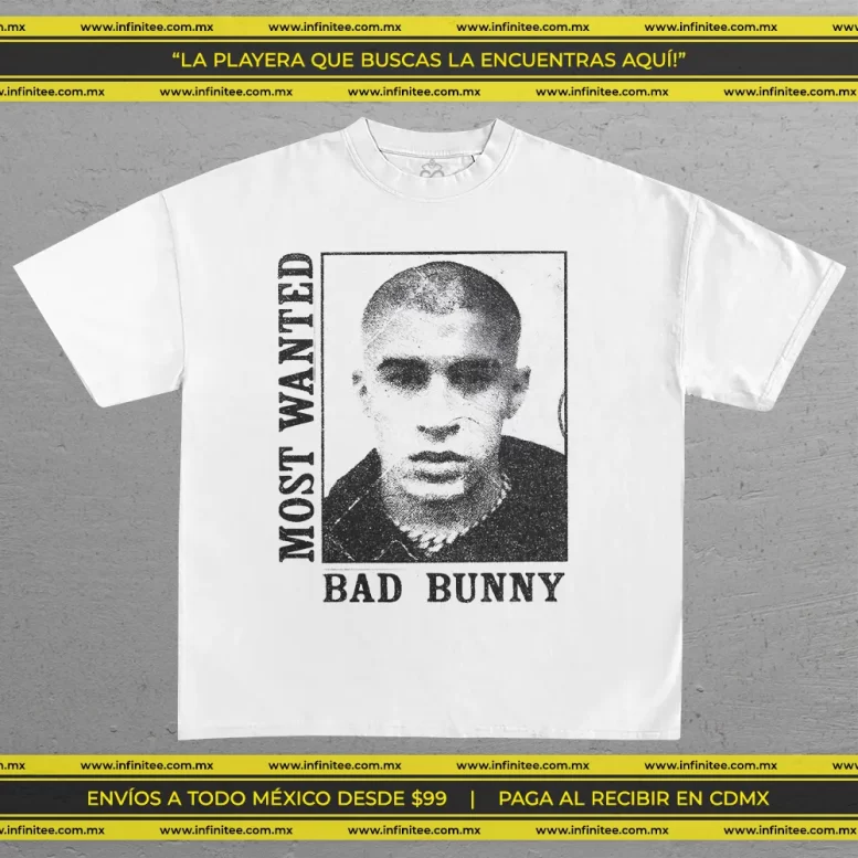 playera_bad_bunny_most_wanted blanca