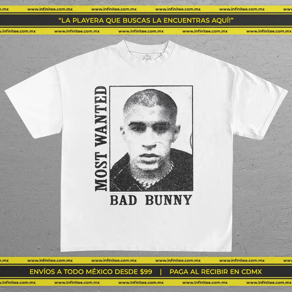 playera_bad_bunny_most_wanted blanca
