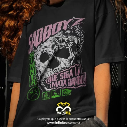 Playera Junior H | Que siga la mata dando - Sad Boyz