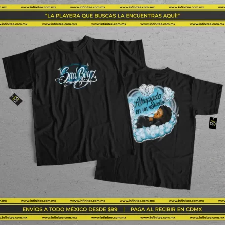 Playera Junior H | Atrapado en un sueño - Sad Boyz