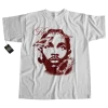 playera kendrick lamar blanco con rojo