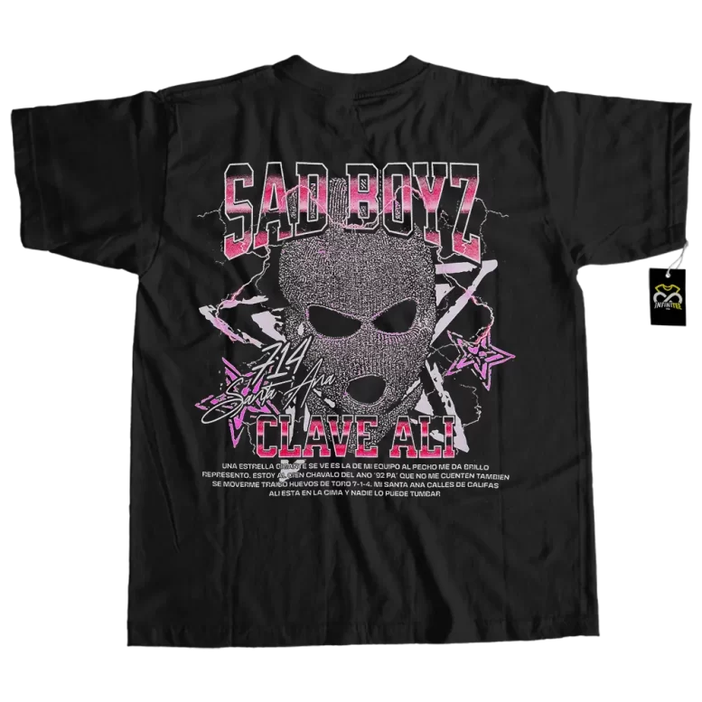Playera Junior H | Clave Ali - SadBoyz 1 playera sad boyz clave ali