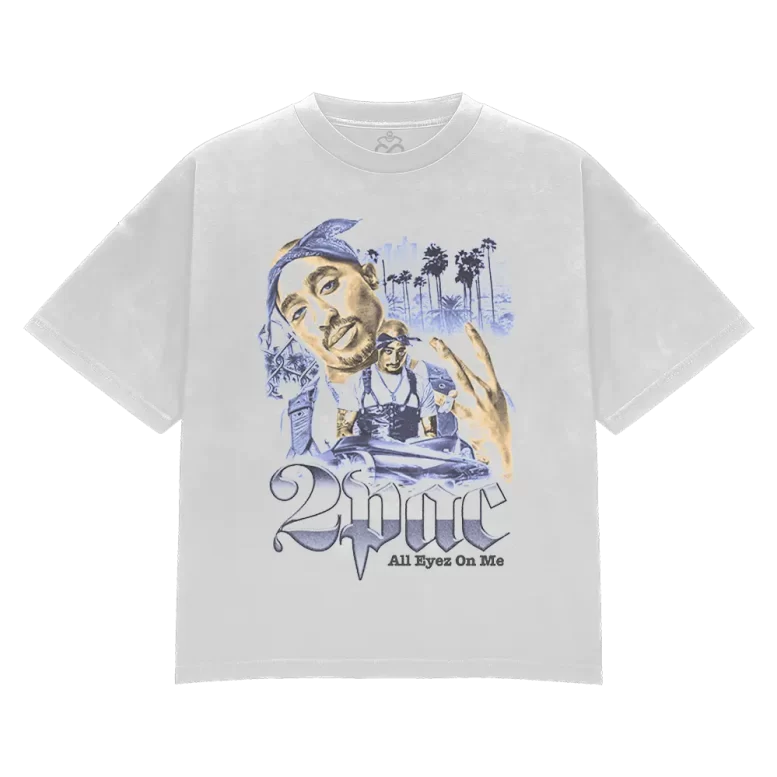 playera tupac 2pac cholo all eyez on me blanca