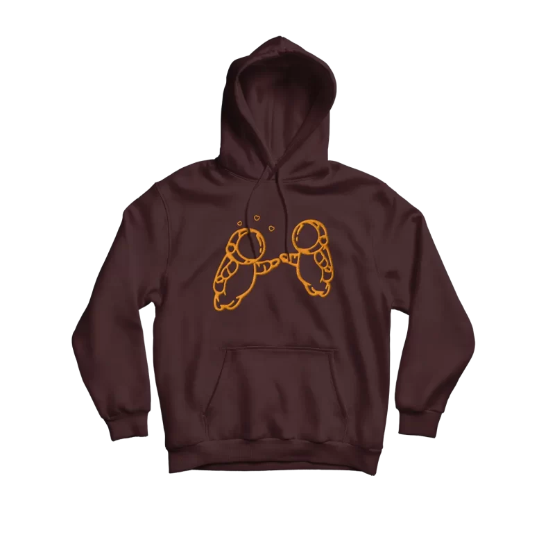 sudadera cafe ivan cornejo recorri esta galaxia por ti