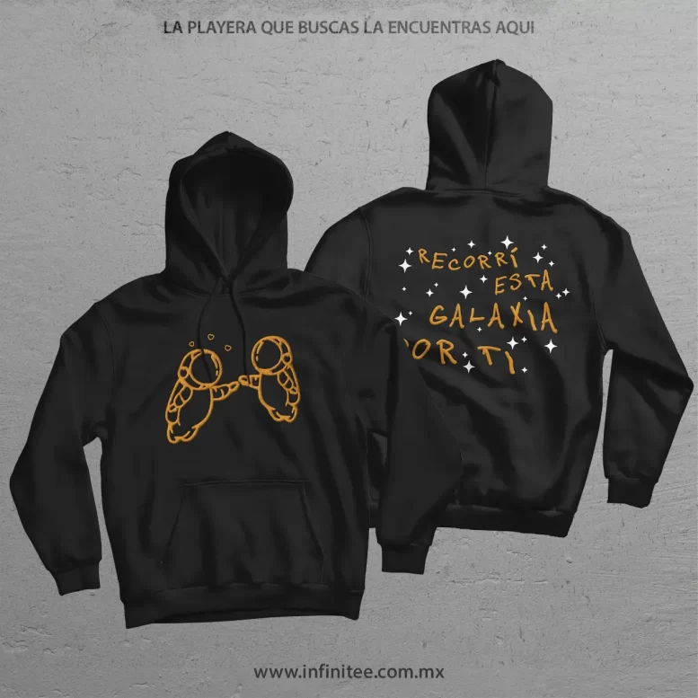 sudadera de ivan cornejo recorri esta galaxia por ti