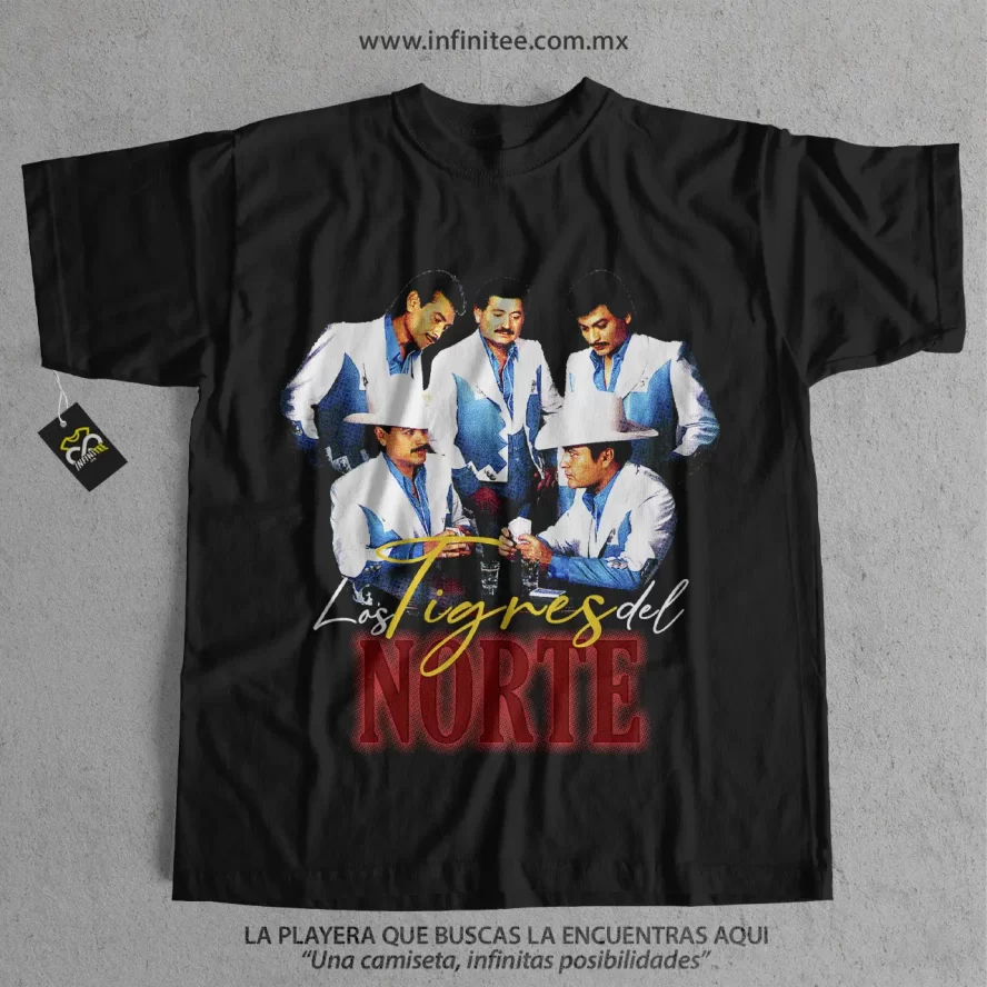 t shirt de los tigres del norte