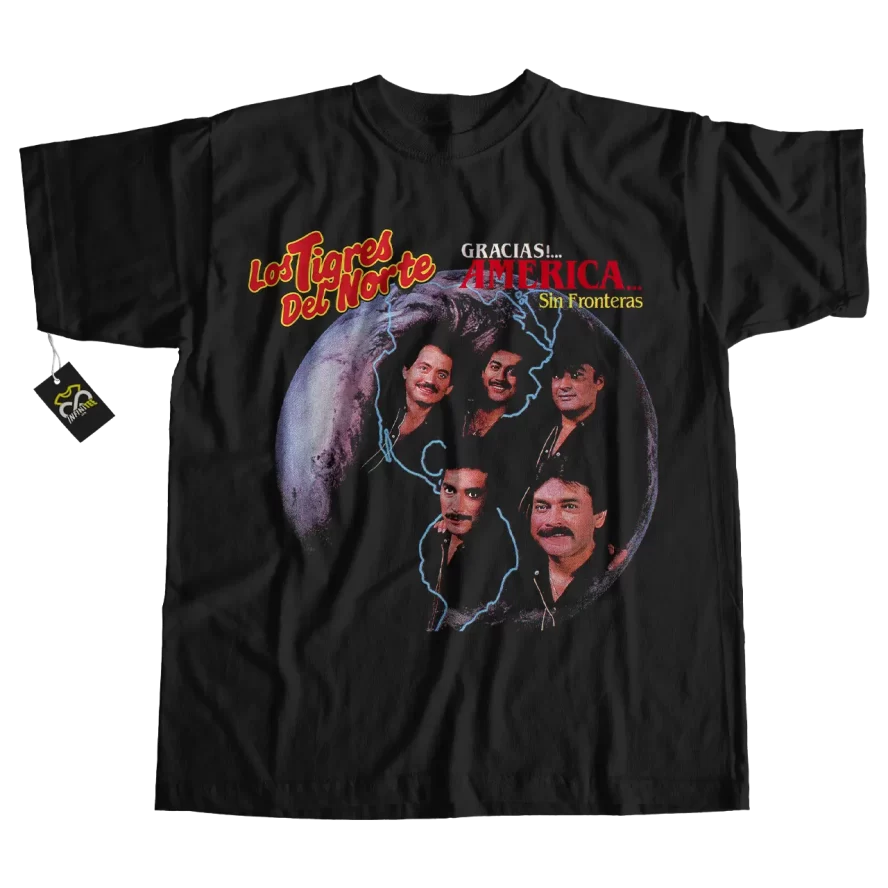 t shirt los tigres del norte