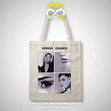Playera y Frazadas Personalizadas en México 77 tote-bag-ariana-grande