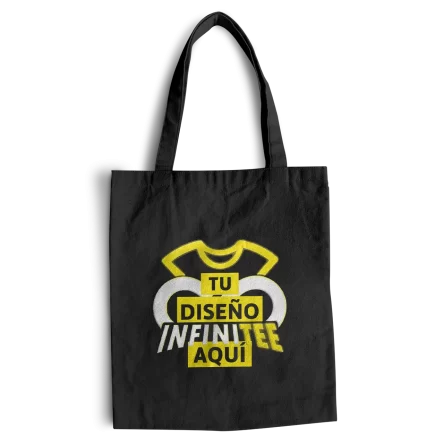 tote bag personalizada color negro
