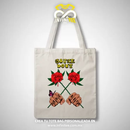 Playera y Frazadas Personalizadas en México 50 tote-bag-sauce-boyz-eladio-carrion