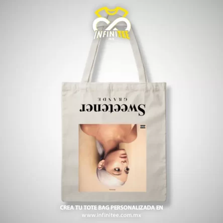 Playera y Frazadas Personalizadas en México 58 tote-bag-sweetener-ariana-grande