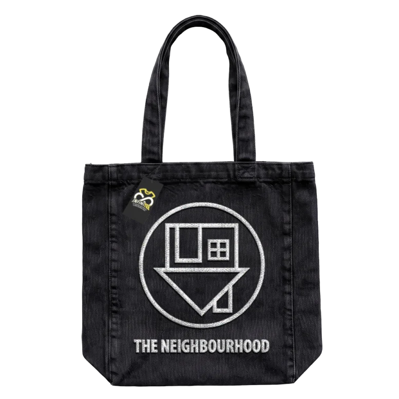 Tote Bag NEIGHBOURHOOD | Bolsa de Mezclilla 1 totebag-mezclilla-negra-NEIGHBOURHOOD